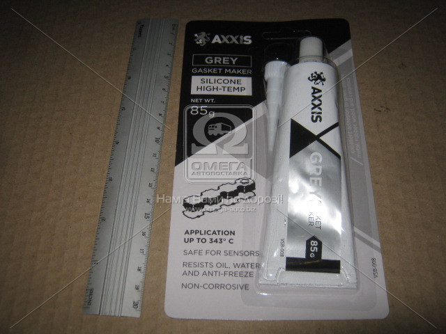 Герметик прокладок  серый 999 85гр AXXIS - фото 