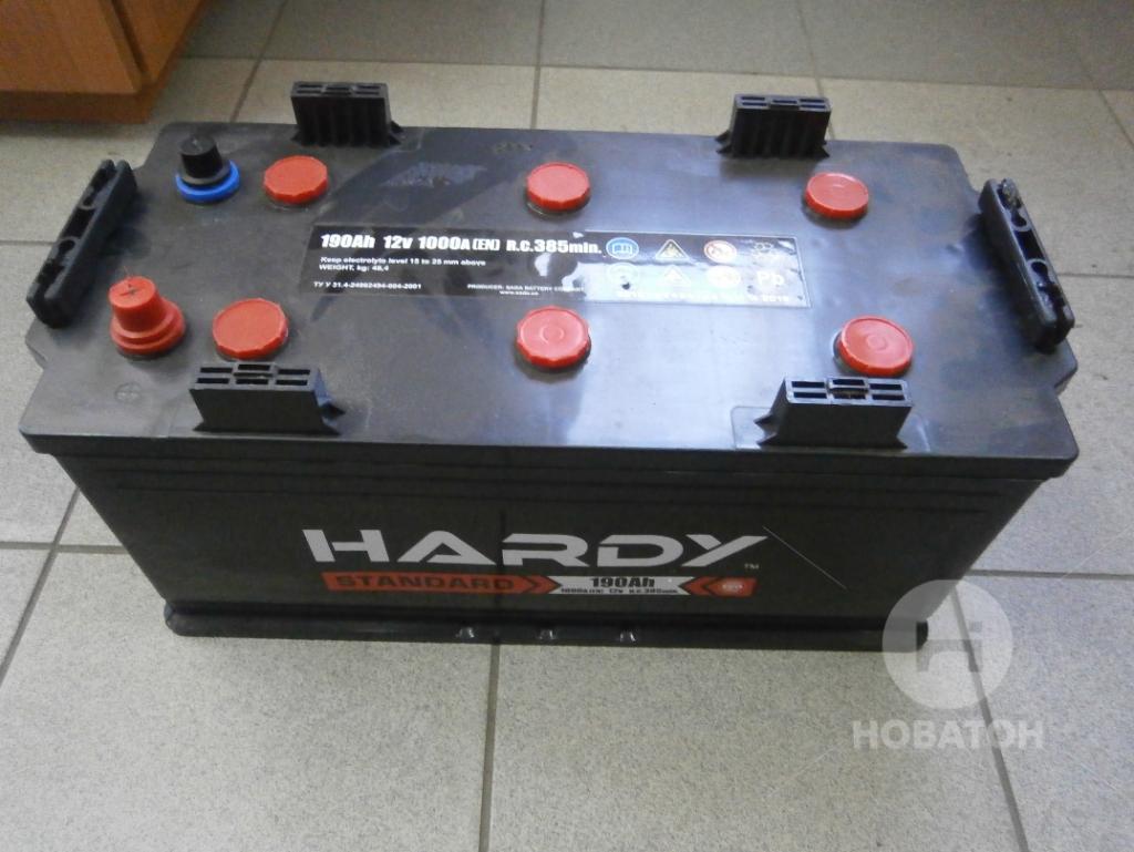 Аккумулятор  190Ah-12v HARDY STANDARD (513x235x240),R,EN1000 - фото 