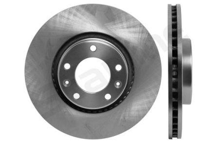 Диск тормозной передний (вентилируемый) (в упаковке два диска, цена указана за один) (Starline) PB2524 - фото 