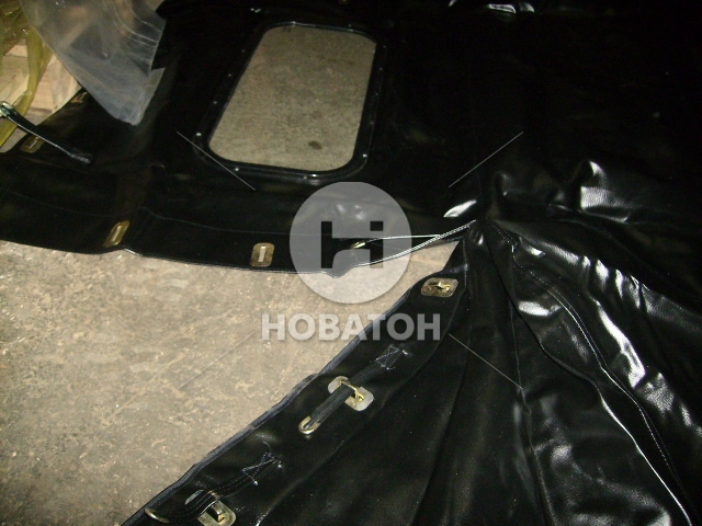 Тент УАЗ 469(31512) <люкс> прорезиненн.чорн.кольору (вир-во м.Ульяновськ) - фото 