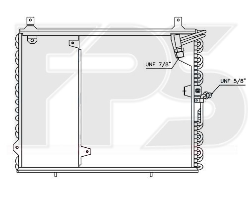 КОНДЕНСЕР MERCEDES - фото 