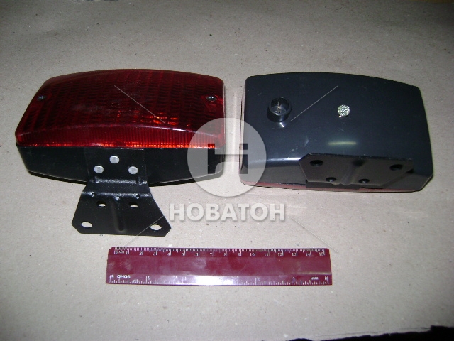 Фонарь ВАЗ 2106 дополнительный сигнальный тормозной красный (Рекардо) 2106-3716010 - фото 