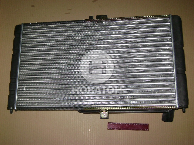 Радиатор охлаждения двигателя ВАЗ-2110,-12 (2-х рядный)с электровентилятором в сборе (ВИС) - фото 