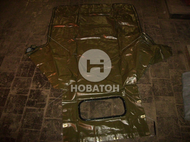 Тент УАЗ 469(31512) <люкс> кольору <хакі> (вир-во м.Ульянівськ) - фото 