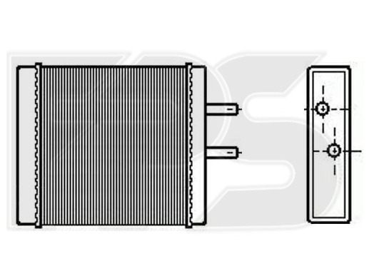 Радиатор отопителя (печки) KIA_SPORTAGE 95-03 (K00) - фото 
