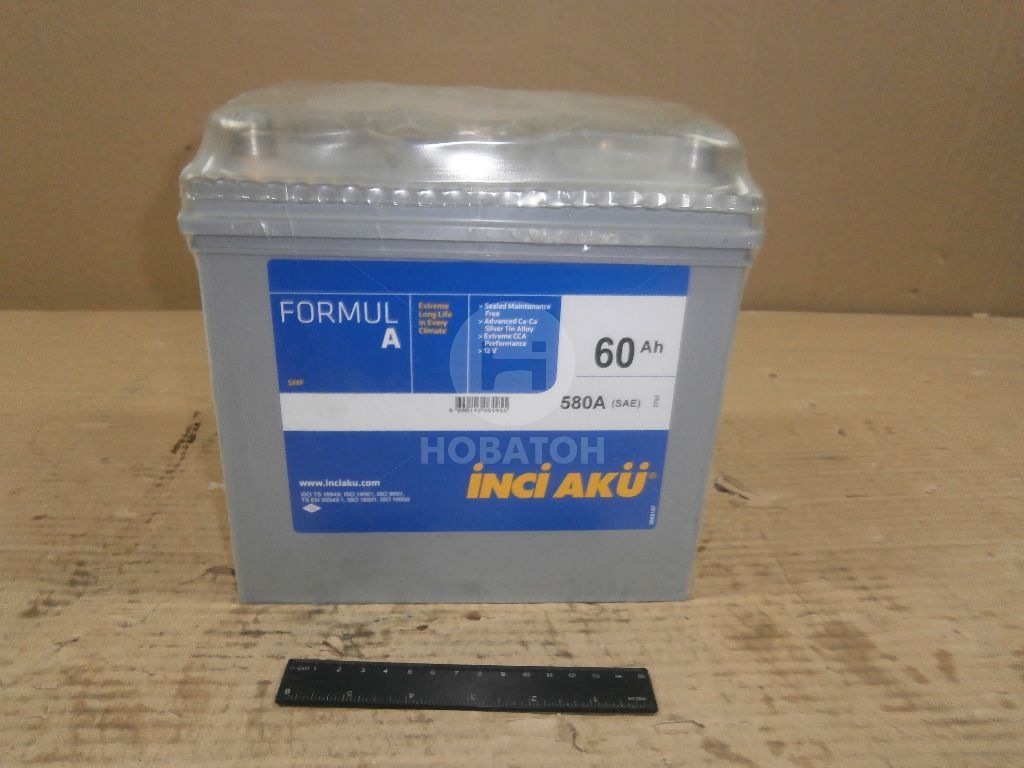 Аккумулятор  60 Ah-12v INCI AKU FormulA (242х175х190), R, EN 540 - фото 