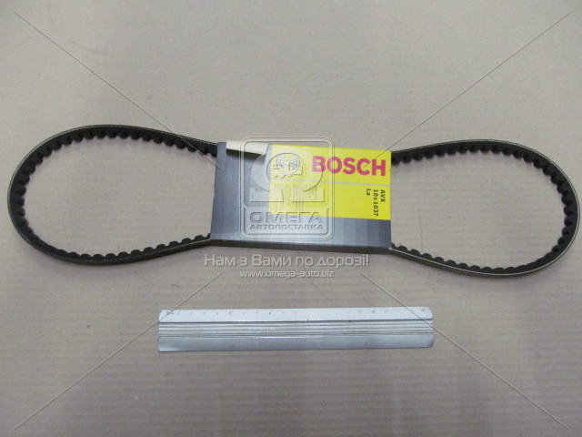 Ремінь клиновий 10x1037 (вир-во Bosch) - фото 0