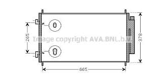 Конденсатор кондиционера HONDA CR-V (RE) (06-) (AVA) - фото 
