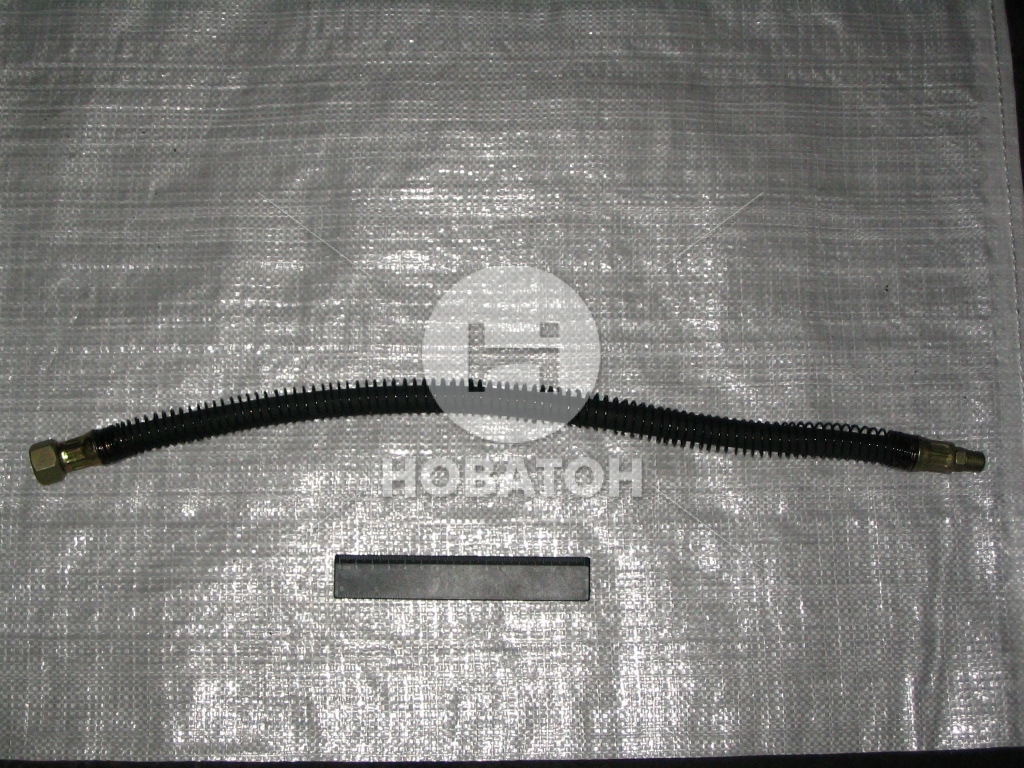 Шланг тормозной МАЗ L=590мм (г-ш) в оплётке (Беларусь) - фото 