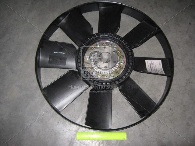 Муфта вязкостная с вентилятором 600 мм, дв.CUMMINS B180 КАМАЗ 4308 с обечайкой (Borg Warner, покупное КамАЗ) - фото 