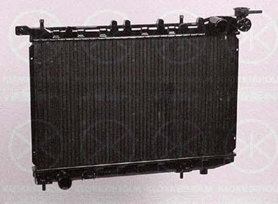 Радиатор охлаждения двигателя NISSAN ALMERA 14/16 MT 95-99(Van Wezel) - фото 