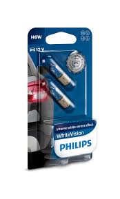 Лампа розжарювання H6WWhiteVision12V 6W BAX9s (вир-во Philips) PHILIPS 12036WHVB2 - фото 