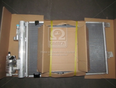 Радиатор кондиционера (конденсор) ASTRA G/ZAFIR MT/AT 98-04 (Van Wezel) - фото 