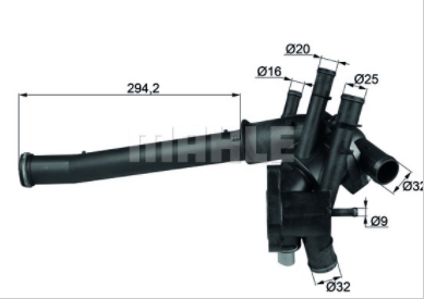 Термостат (Mahle) - фото 