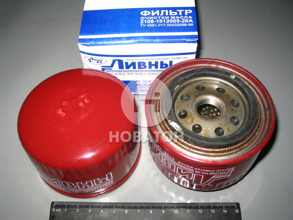 Фильтр масляный ВАЗ 2101-09, 2110, 21213 магнитный клапан (г.Ливны) - фото 
