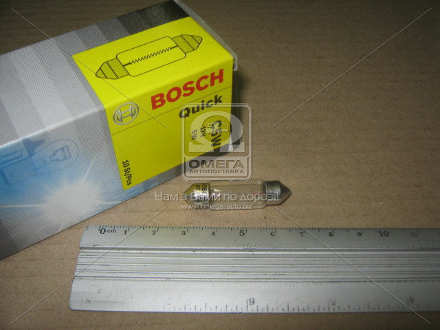 Лампа розжарювання C5W 12V 5W SV8,5 (38мм) (вир-во Bosch) BOSCH 1 987 302 810 - фото 