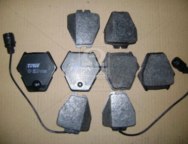 Колодка гальм. диск. AUDI A6 (4B, C5), A8 (4D2, 4D8, 4E_) передн. (вир-во TRW) - фото 