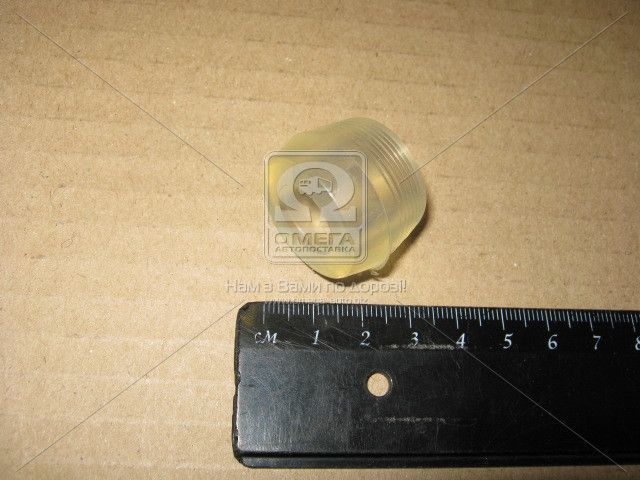 Втулка амортизатора задняя ВАЗ 2101-07 цельная (силикон прозрачный) - фото 