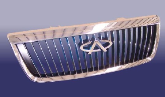 Решетка радиатора с эмблемой хром Chery Amulet - фото 