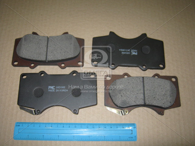 Колодки тормозные передние дисковые MITSUBISHI PAJERO G4 06- (PARTS-MALL) PARTS MALL PKF-026 - фото 