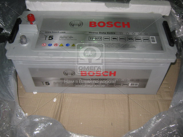 Акумулятор  180Ah-12v BOSCH (T5077) (513x223x223),полярність зворотна (3),EN1000 - фото 0