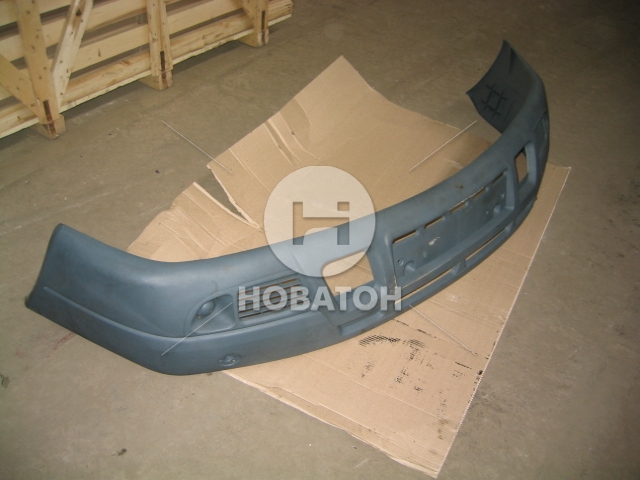 Бампер ГАЗ 3302 передний нового образца (покупное ГАЗ) - фото 