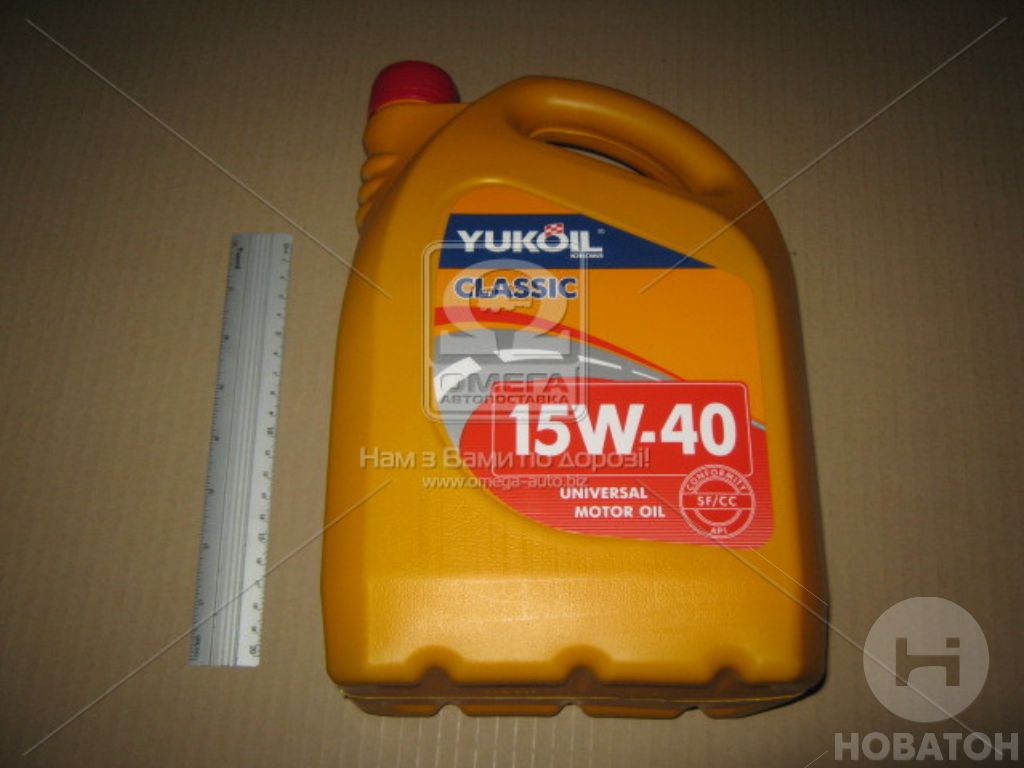 Масло моторное Yukoil CLASSIC SAE 15W-40 API SF/CC (Канистра 4л) - фото 0