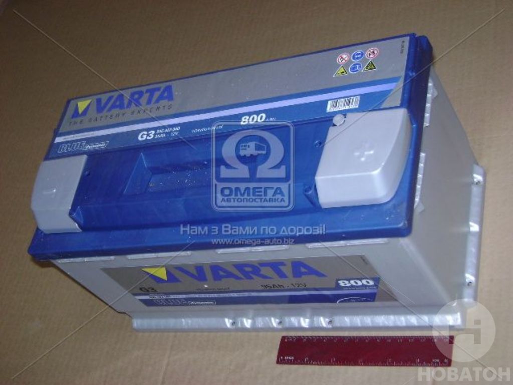Аккумулятор  95Ah-12v VARTA BD(G3) (353х175х190),R,EN800 595 402 080 - фото 