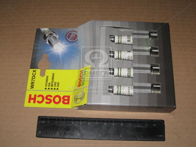 Свеча зажигания BOSCH ВАЗ 2108-10 инжектор 8 клапанный (блистер) (Россия) - фото 