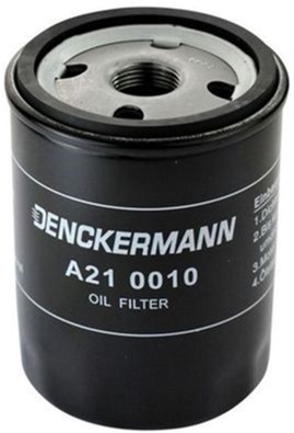 Фильтр масляный двигателя FIAT BRAVO, DOBLO, PUNTO 95-05 (DENCKERMANN) - фото 