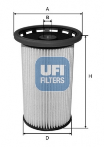 Фильтр топливный (UFI) 26.038.00 - фото 