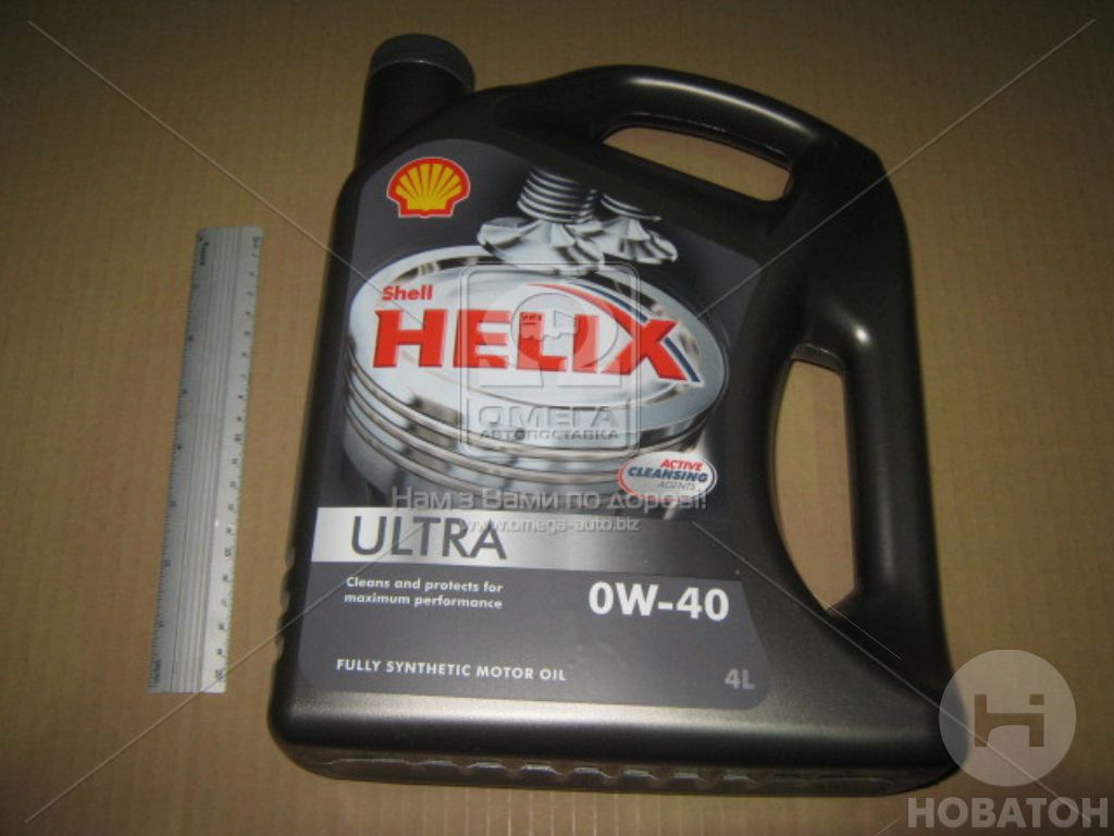 Олива моторн. SHELL Helix Ultra 0W-40 SAE SN / CF (Каністра 4л) - фото 0