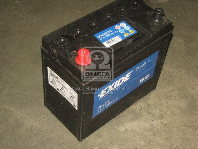 Аккумулятор   45Ah-12v Exide EXCELL(234х127х220),L,EN300 (1-й сорт) EXIDE TECHNOLOGIES S.A. EB455 - фото 