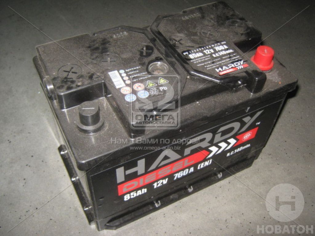 Акумулятор 85Ah-12v HARDY PROFI (278x175x190), R, EN760 - фото 