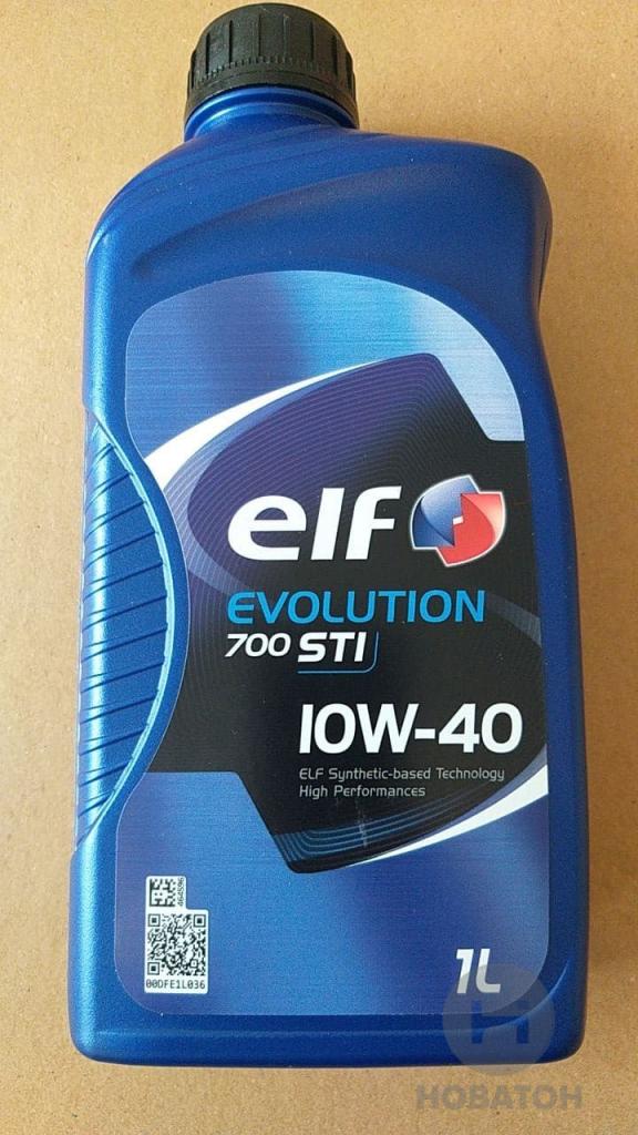 Масло моторное ELF EVOLUTION 700 STI 10W40 (ACEA A3/B4 - API SL/CF, Volkswagen 501.01/505.00, MB 229.1) 1L ( - фото 
