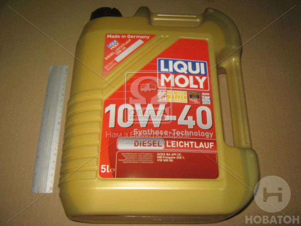 Масло моторн. Liqui Moly Diesel  Leichtlauf 10W-40 API CF, ACEA B4-04 (Канистра 5л) - фото 