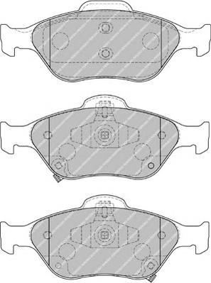 Гальмівні колодки, дискові (вир-во FERODO) FDB1890 - фото 1
