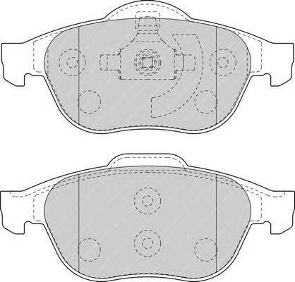 Гальмівні колодки, дискові (вир-во FERODO) FDB1541 - фото 