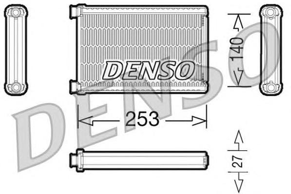 Радіатор пічки (вир-во DENSO) DRR05005 - фото 
