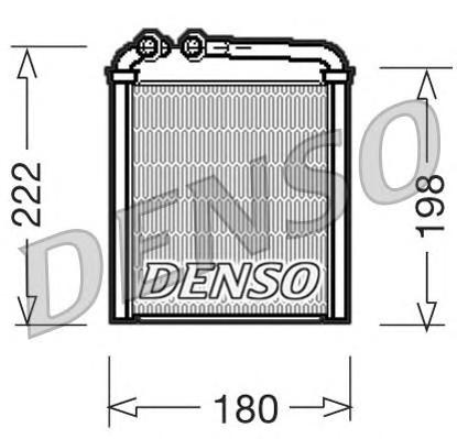 Радіатор пічки (DENSO) - фото 