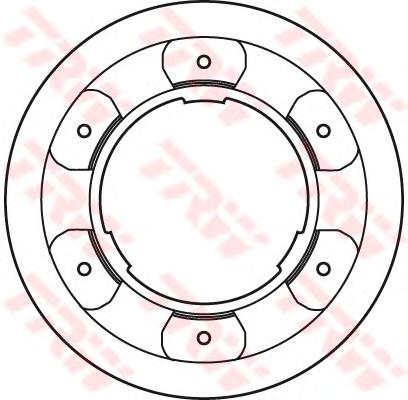 Гальмівний диск (TRW AUTOMOTIVE) - фото 