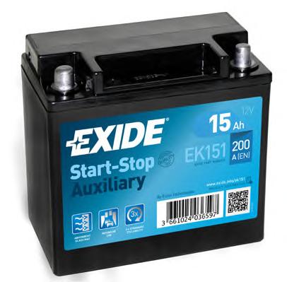 Акумулятор (вир-во EXIDE) EK151 - фото 