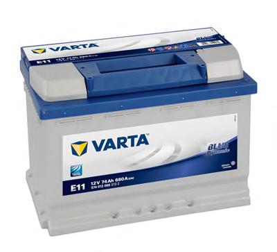 Аккумулятор   74Ah-12v VARTA BD(E11) (278x175x190),R,EN680 !КАТ. -20% 574 012 068 - фото 