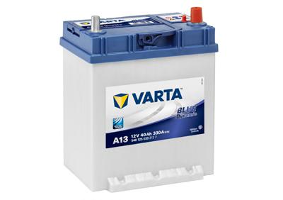 Акумулятор   40Ah-12v VARTA ВD(A13) (187x140x227),R,EN330 тонк.клеммы - фото 0