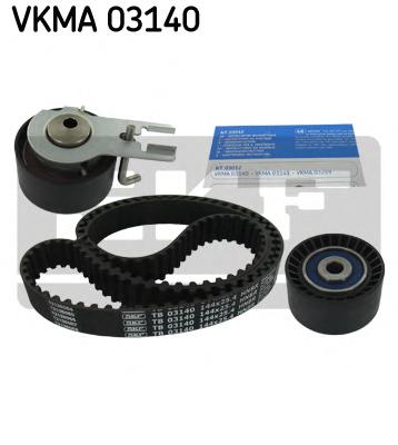 Комплект ГРМ (ремінь + ролик) (SKF) VKMA 03140 - фото 