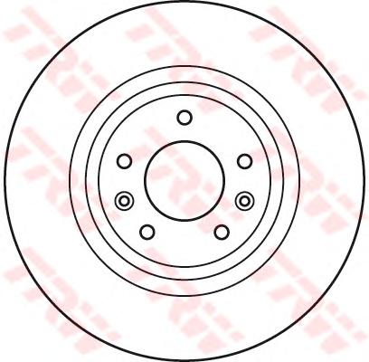 Гальмівний диск (TRW AUTOMOTIVE) DF4970S - фото 1