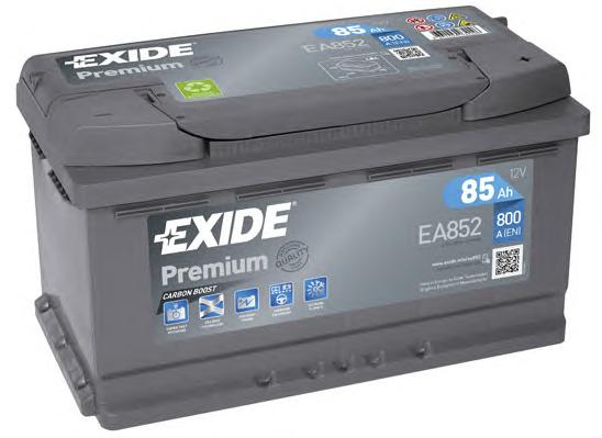 Акумулятор 85Ah-12v Exide PREMIUM(315х175х175),R,EN800 !КАТ. -10% EXIDE EA852 - фото 