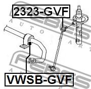 Тяга стабілізатора передня (Вир-во FEBEST) Febest 2323-GVF - фото 1