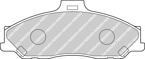Гальмівні колодки, дискові (ви-во FERODO) FDB1527 - фото 