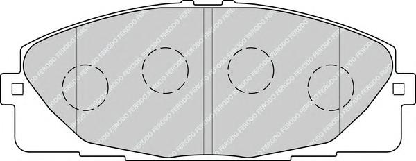 Гальмівні колодки, дискові (FERODO) FVR4327 - фото 